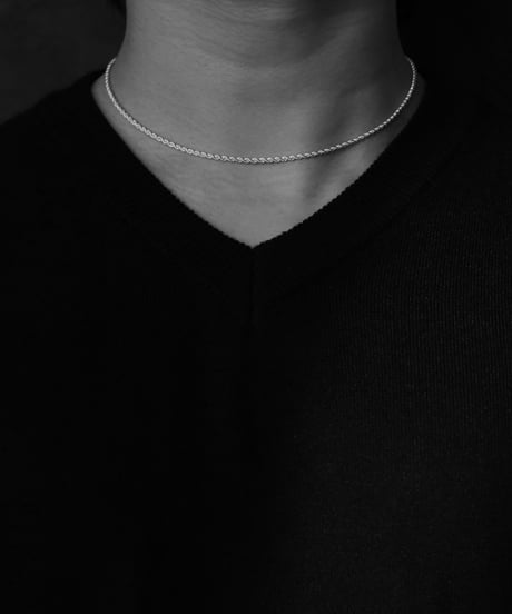 Warp chain necklace