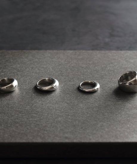 Moon ring 03 / Silver
