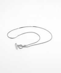 Snake chain necklace / Silver