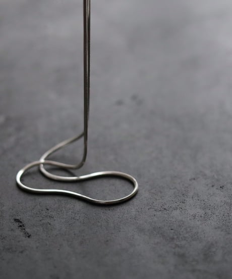Snake chain necklace / Silver