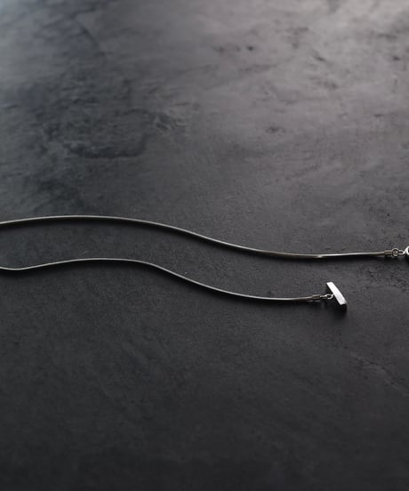 Snake chain necklace / Silver