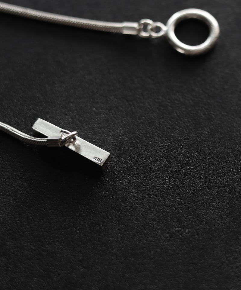 Snake chain necklace / Silver | stlll