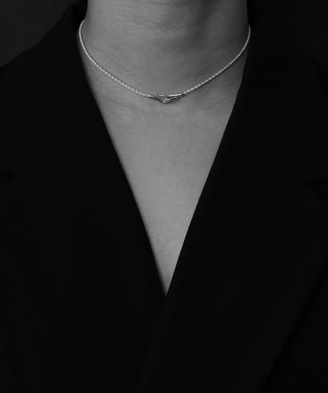 Warp chain necklace