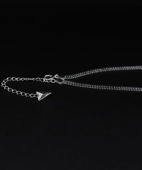 Abyss herringbone necklace / Silver