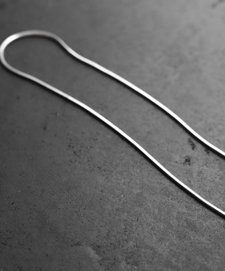 Snake chain necklace / Silver