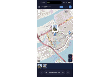 写真をWeb地図上で管理するWebシステム「写真マップ」
