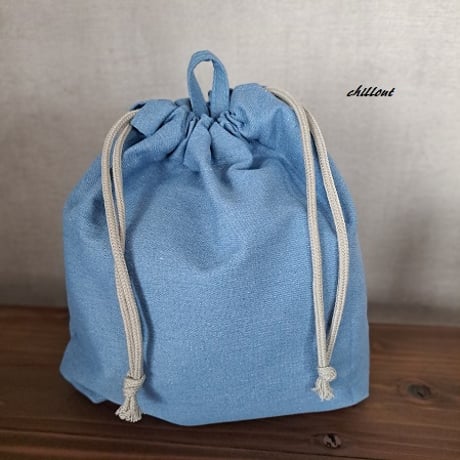 【入園・入学】入園バッグ５点セット：デニム：パウダーブルー【0796】