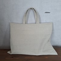 【入園・入学】リネン：レッスンバッグ【0807】