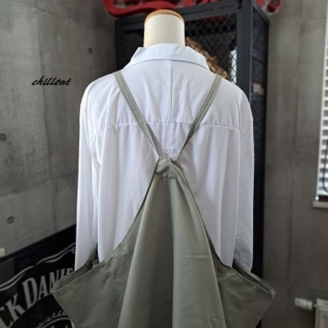 【sale】【背中がかわいい】エプロンドレス：エキゾチックバード：ピスタチオ【0721】