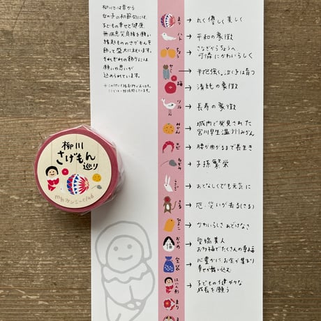 マスキングテープさげもん巡り