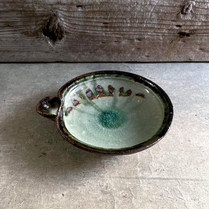 益子焼 古賀賢二 灰釉片口鉢 (大) | MatsuBokkuri