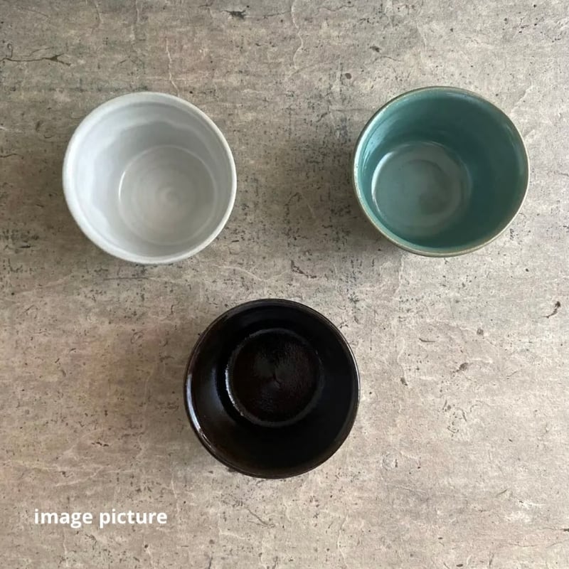 益子焼 白糠釉蕎麦猪口 | MatsuBokkuri