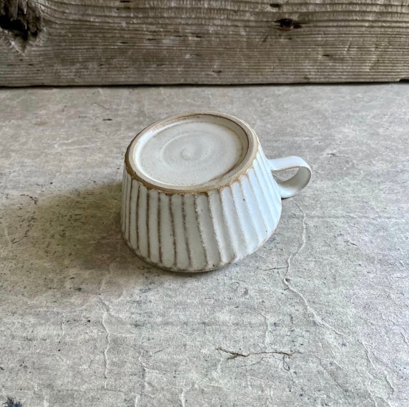 R 益子焼 kinariしのぎスープカップ 益子焼 kinariしのぎスープカップ | MatsuBokkuri