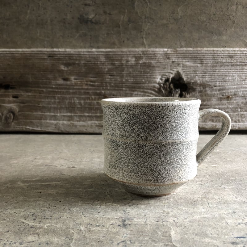 美濃焼 兵山窯 錆かいらぎ切立マグカップ | MatsuBokkuri