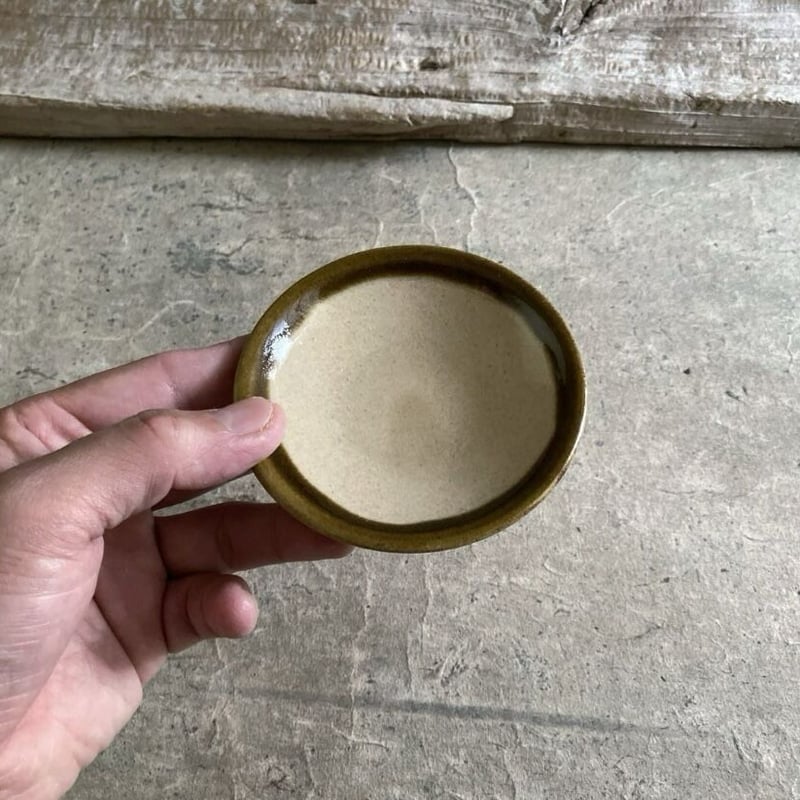 益子焼 皮くじら3寸豆皿 | MatsuBokkuri