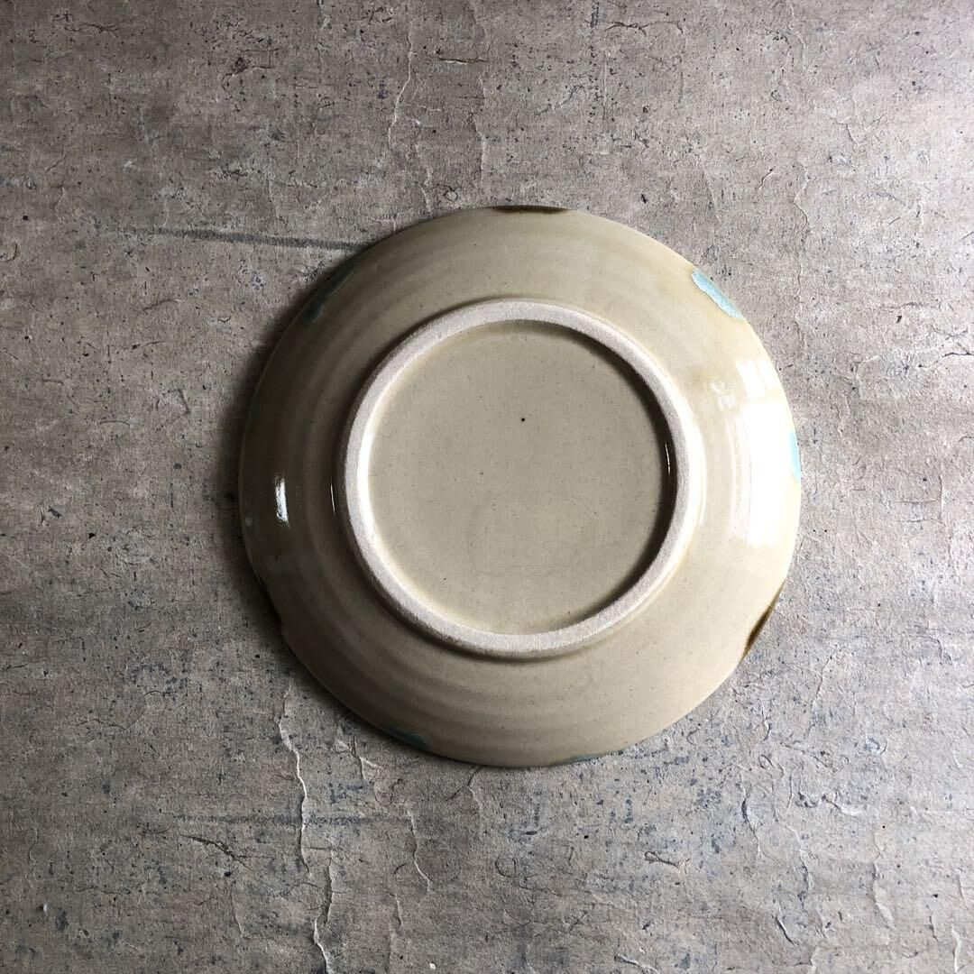 専用　江戸中期　源内焼　大皿　木箱付　幅約27㎝　東Y7-0730⭐︎2Fトコヒ 益子焼 二彩7寸丸皿 | MatsuBokkuri