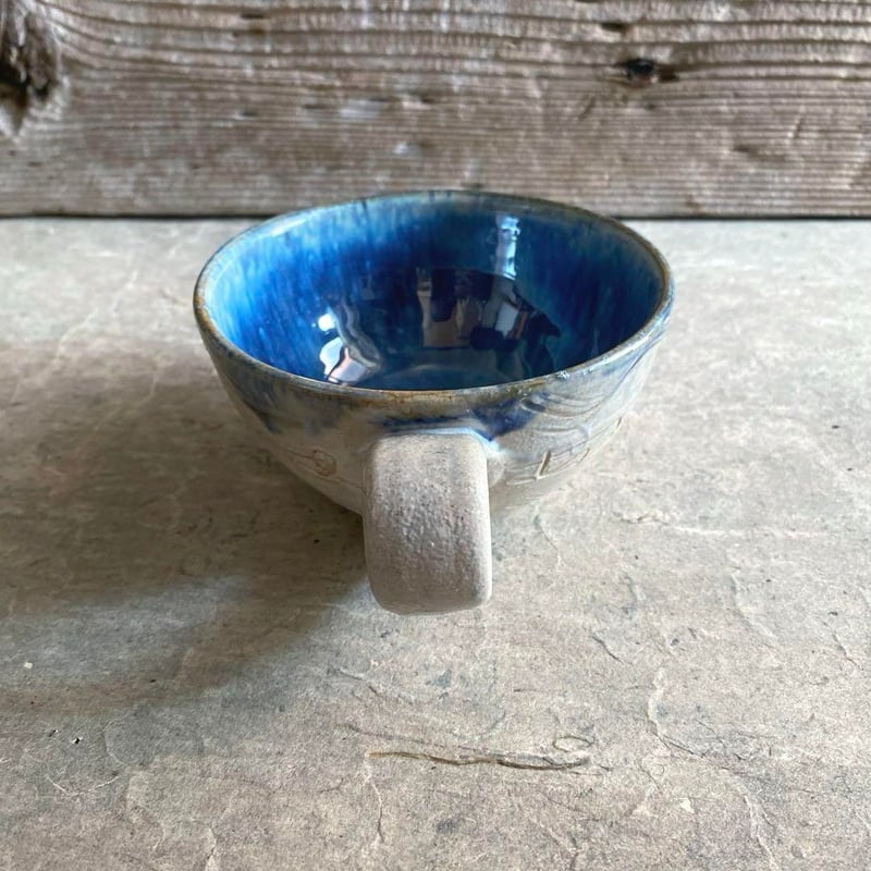 益子焼　スープカップ&ソーサー　作陶家　陶芸家　民藝品　#A 和雑貨 四季彩堂 オンラインショップ / 益子焼 スープカップ&ソーサー