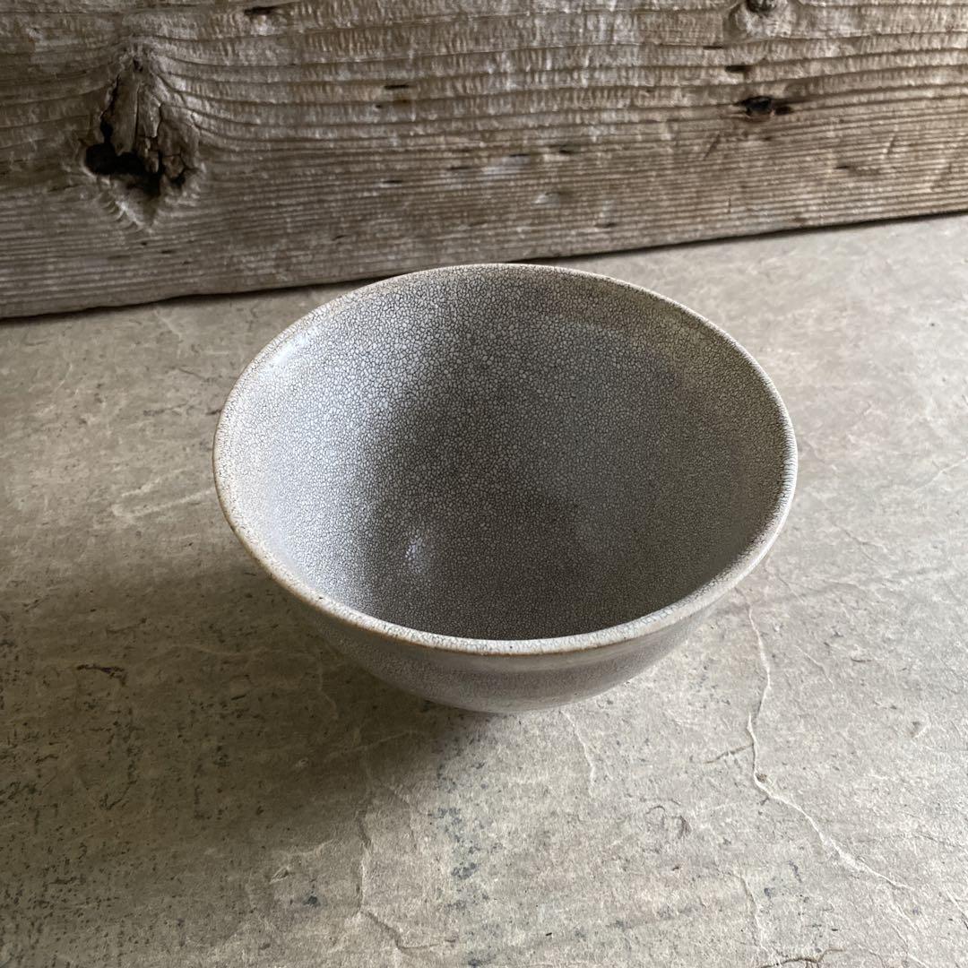 美濃焼 兵山窯 錆かいらぎ渕反5寸丼 | MatsuBokkuri