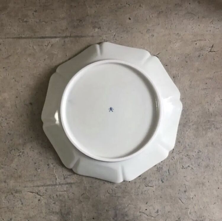 アンティーク 青い花模様の陶器そばちょこ 古道具坂田 イム サエム