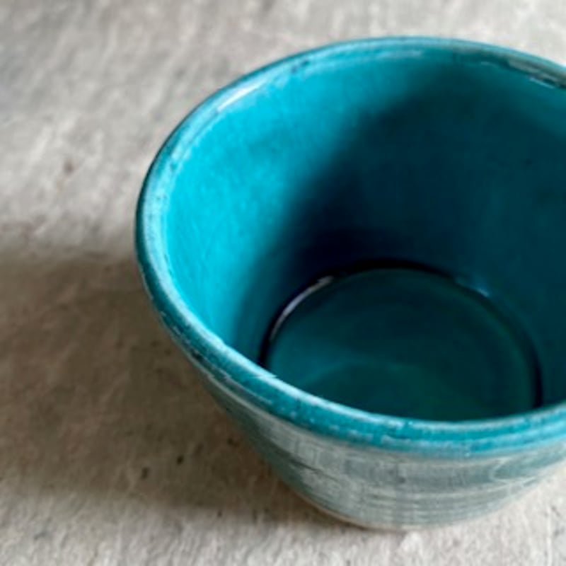美濃焼 織部グリーン蕎麦猪口 | MatsuBokkuri