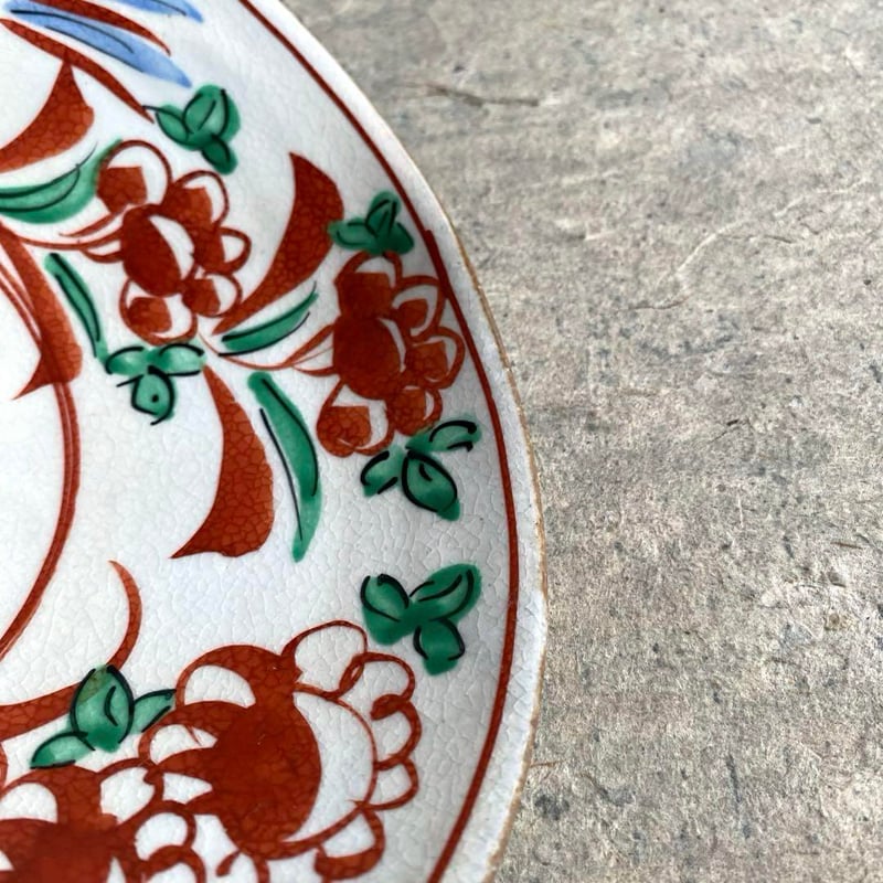 🔶SALE🔶岐阜 秀峰窯中垣連次 万歴赤絵花型鉢 | MatsuBokkuri