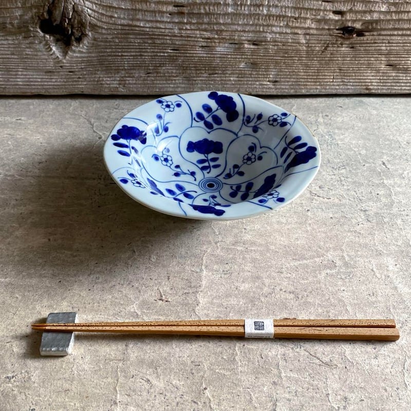 伊万里焼 徳七窯 なずなリム鉢 | MatsuBokkuri