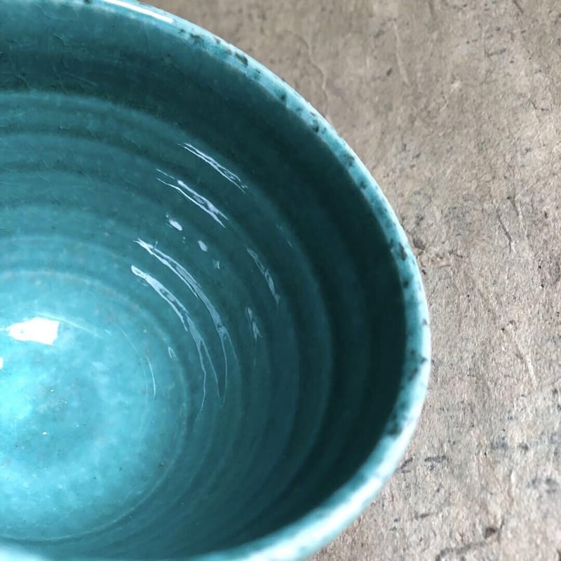 美濃焼 縄文焼〆織部グリーンフリーカップ | MatsuBokkuri