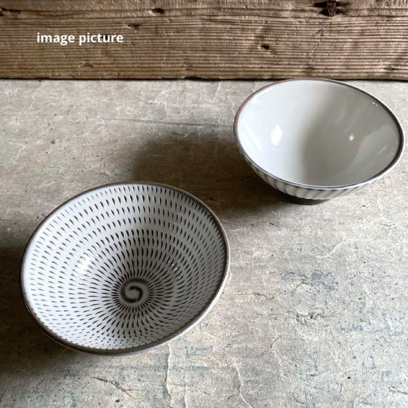 小石原焼 刷毛目 飯碗 | MatsuBokkuri