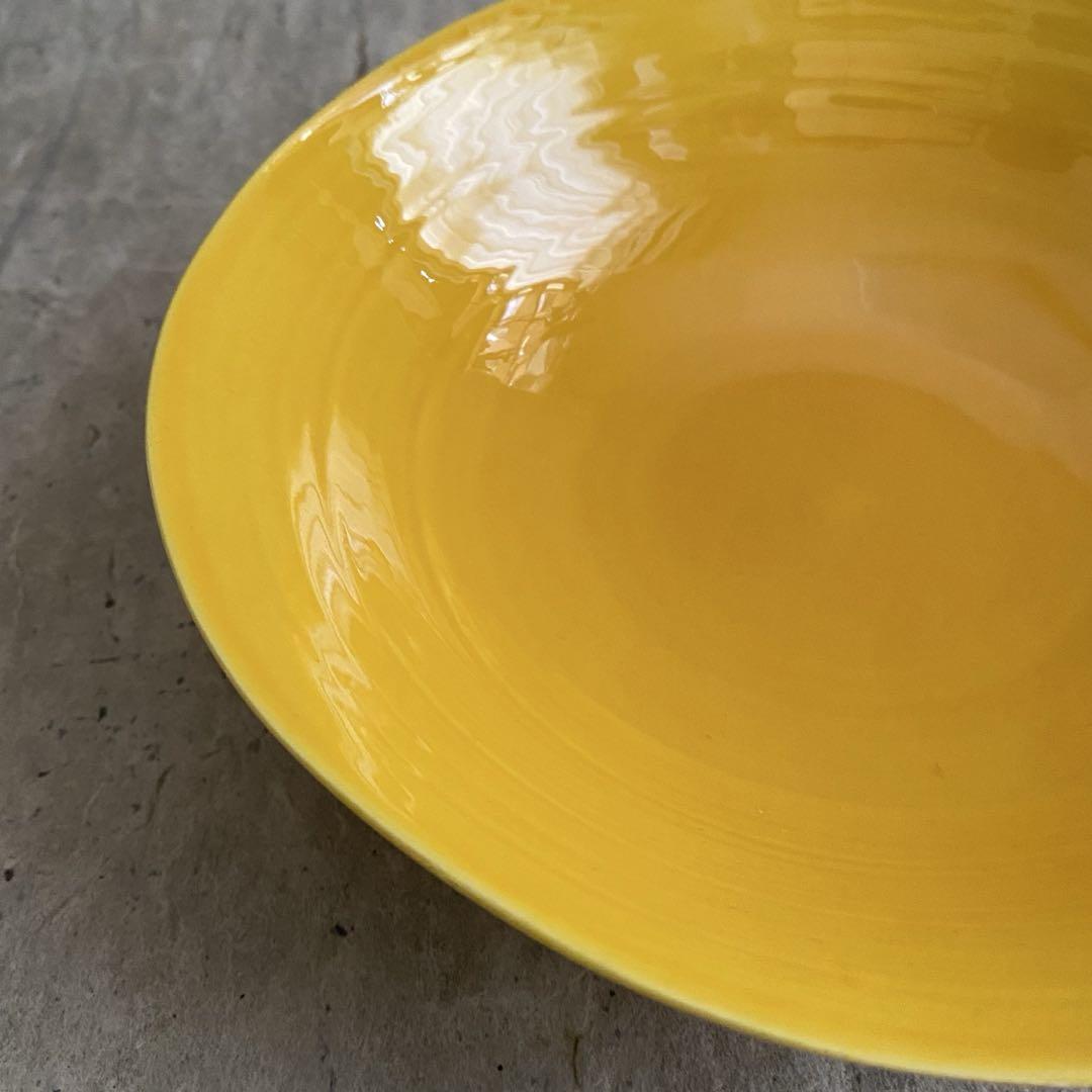 波佐見焼 康創窯 黄交趾 なぶり多用鉢 | MatsuBokkuri