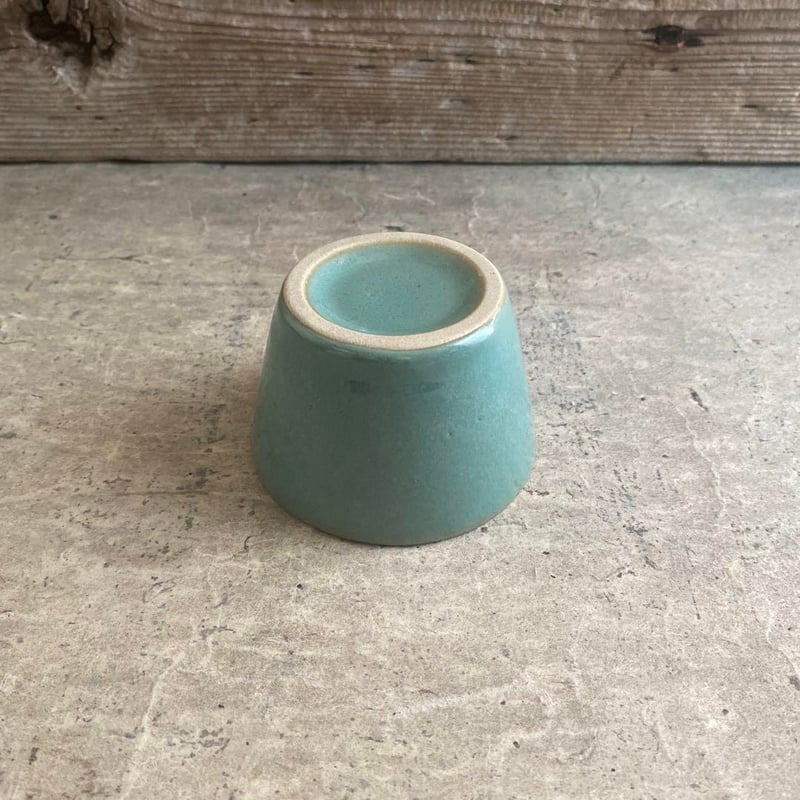 益子焼 青磁釉蕎麦猪口 | MatsuBokkuri