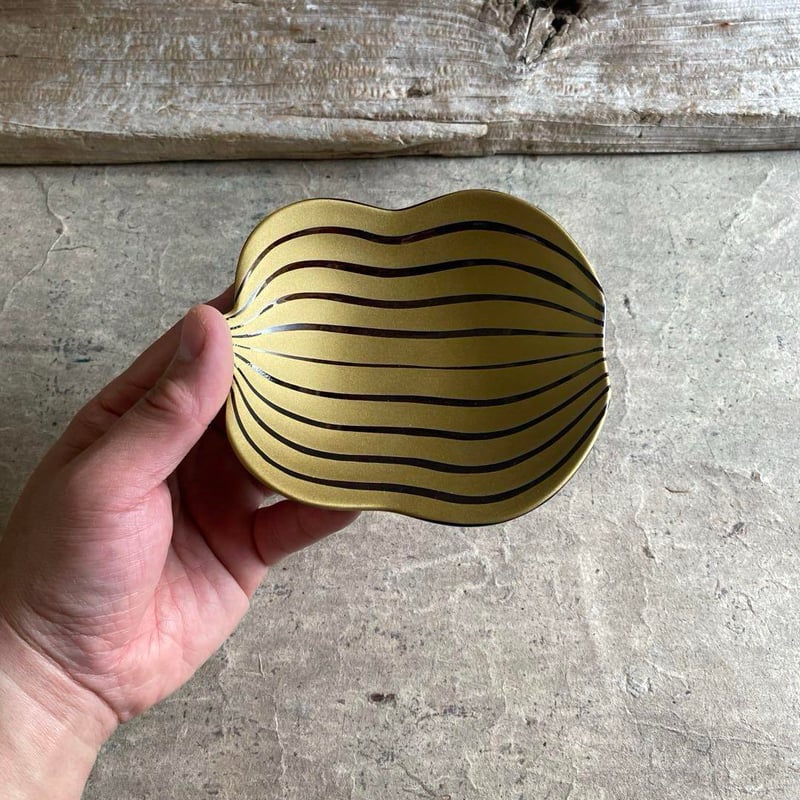 有田焼 幸楽窯 錦銀彩飴釉 平菊 銘々皿 錦銀彩アメ釉 取皿 菊花 輪花