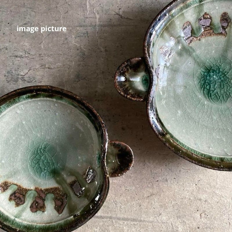 益子焼 古賀賢二 灰釉片口鉢 (小) | MatsuBokkuri