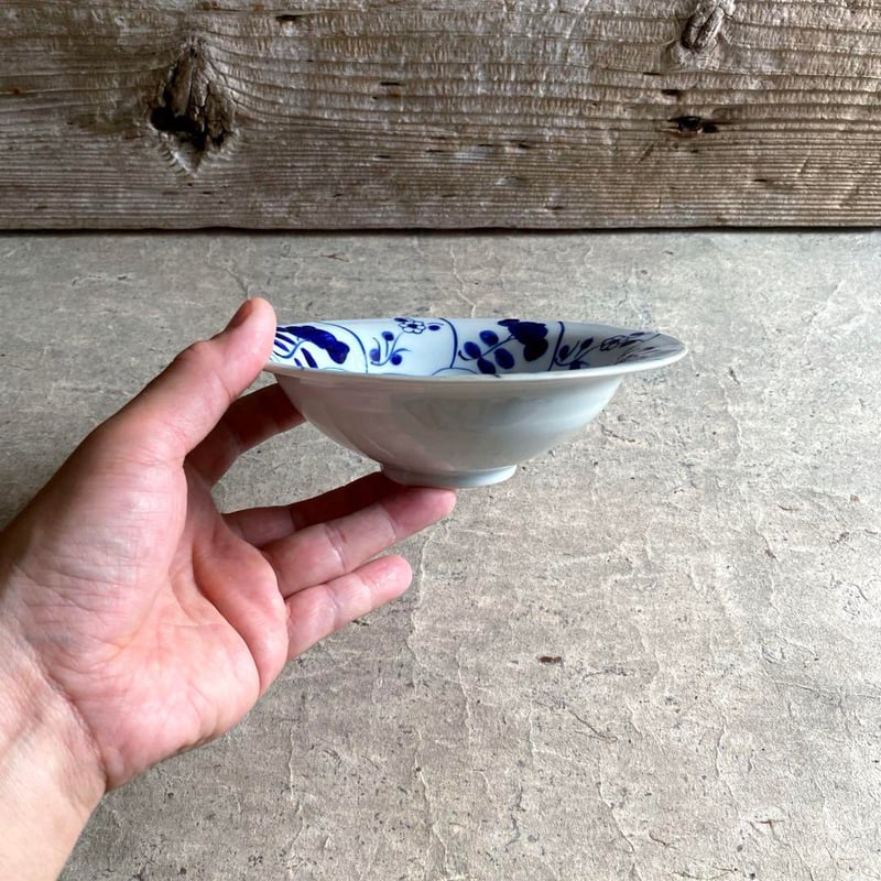 伊万里焼 徳七窯 なずなリム鉢 | MatsuBokkuri