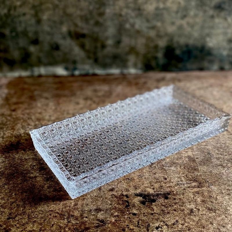 和硝子 淑雅長角皿 | MatsuBokkuri