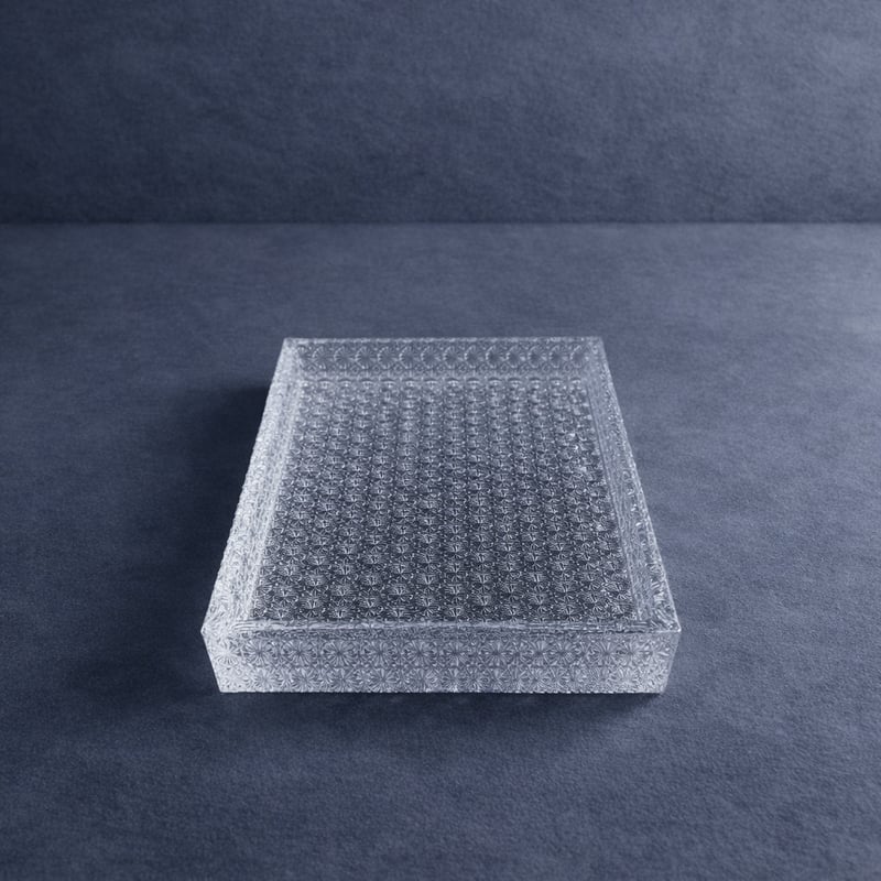 和硝子 淑雅長角皿 | MatsuBokkuri