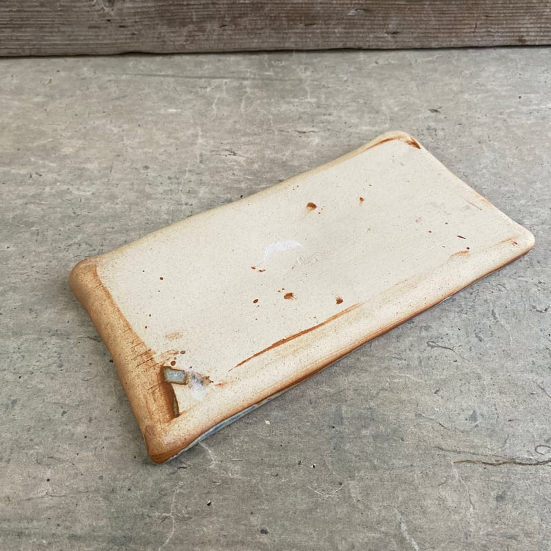 益子焼 結晶釉23㎝長角皿 | MatsuBokkuri