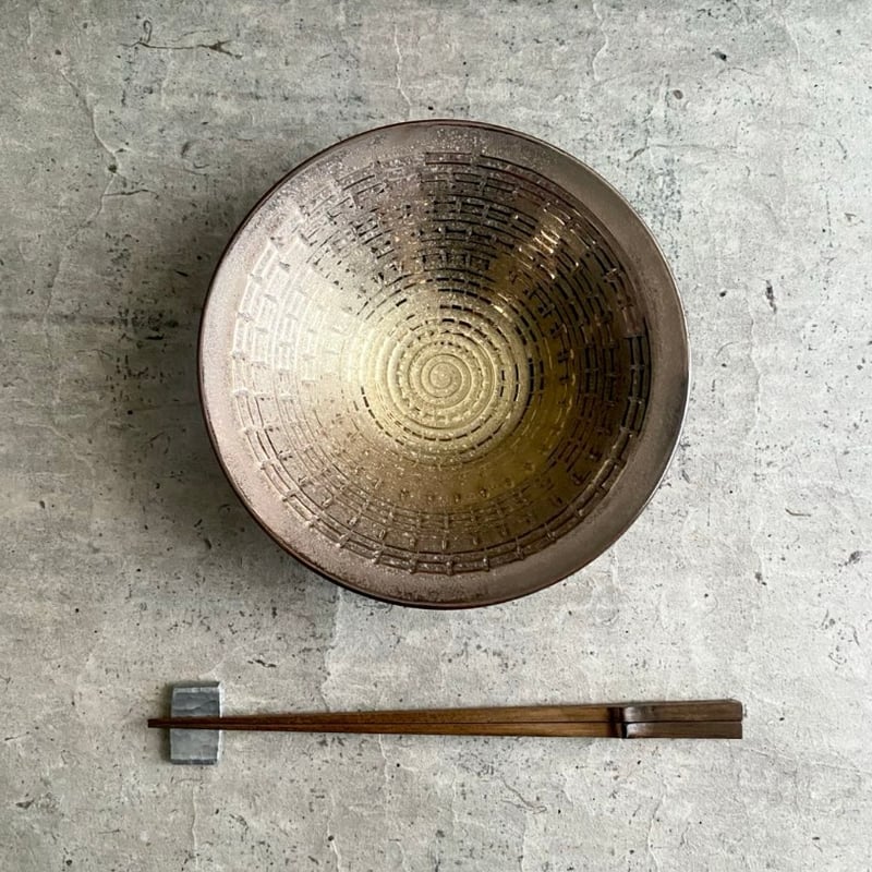 有田焼 陶悦窯 晶金塗り5.5寸反鉢 | MatsuBokkuri