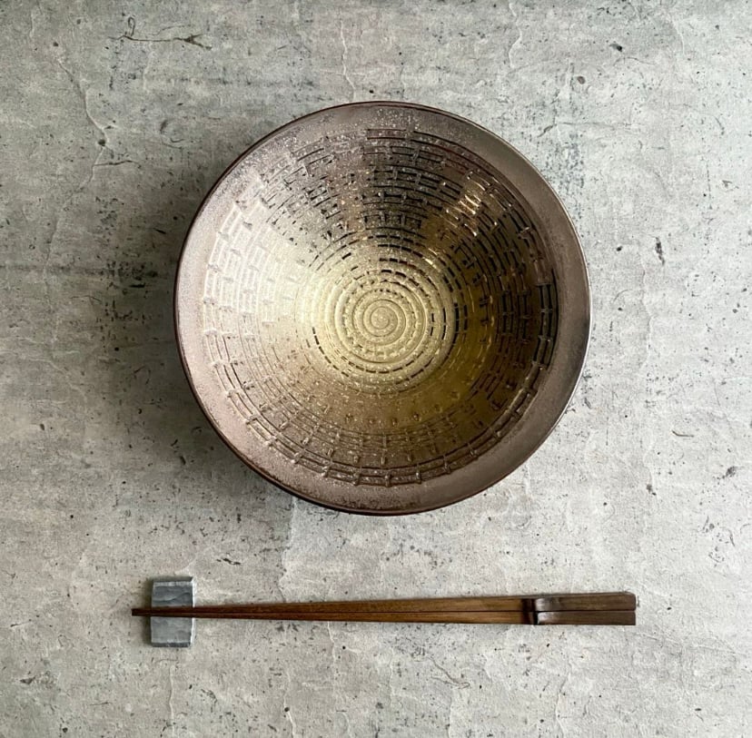 有田焼 陶悦窯 晶金塗り5.5寸反鉢 | MatsuBokkuri