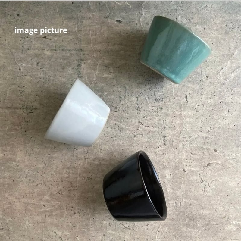 益子焼 白糠釉蕎麦猪口 | MatsuBokkuri