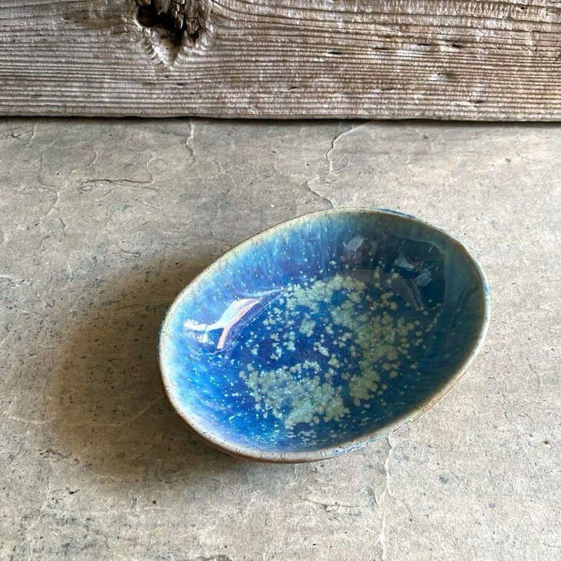 益子焼 結晶釉たまご鉢（中） | MatsuBokkuri