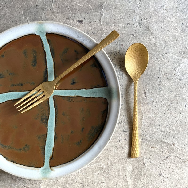 益子焼　柿釉深皿　作家物 楽天市場】和食器 益子焼 大皿 18cm 柿釉 三流し : うつわの店クラフト