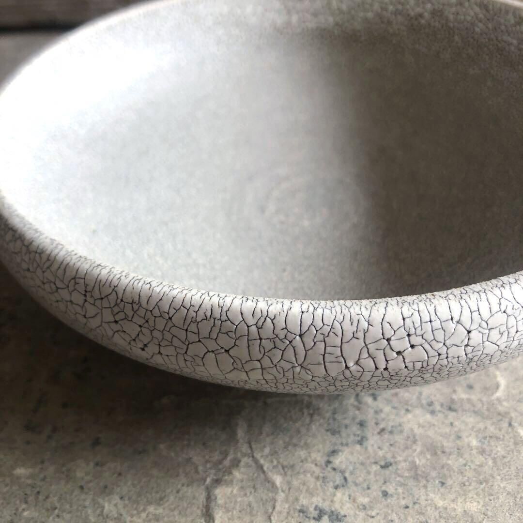 錆陶花器 粉引錆流し鉢｜和食器通販｜織部 Online Store【公式】