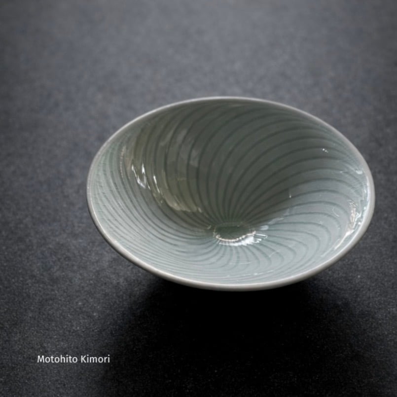 【美品】木森基人 益子焼 大型作品 象嵌紋壺 益子焼 木森基人 刻文鉢 | MatsuBokkuri