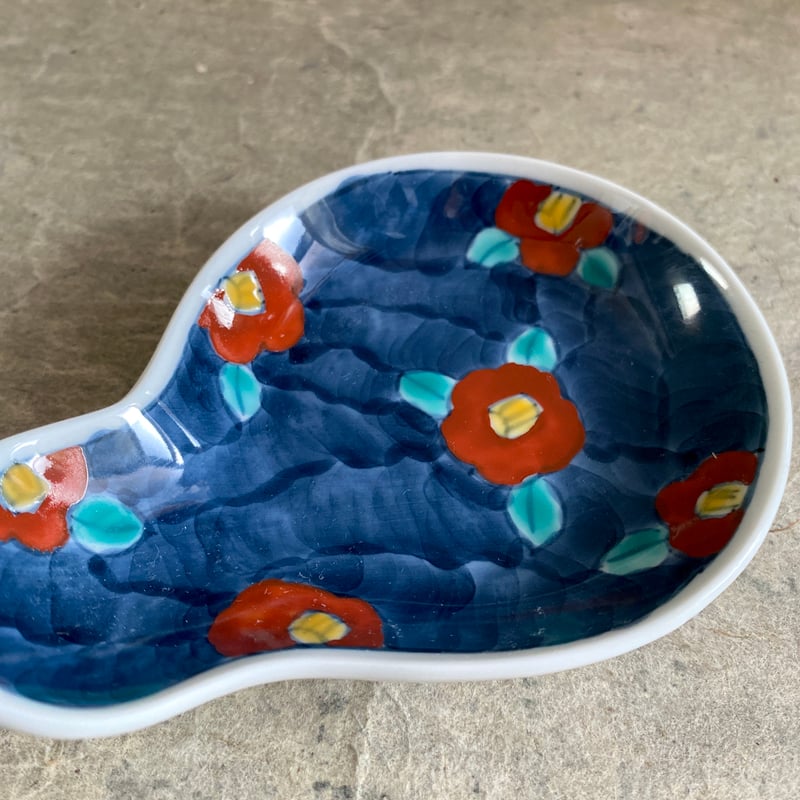 伊万里焼 徳七窯 濃椿ひさご皿 | MatsuBokkuri