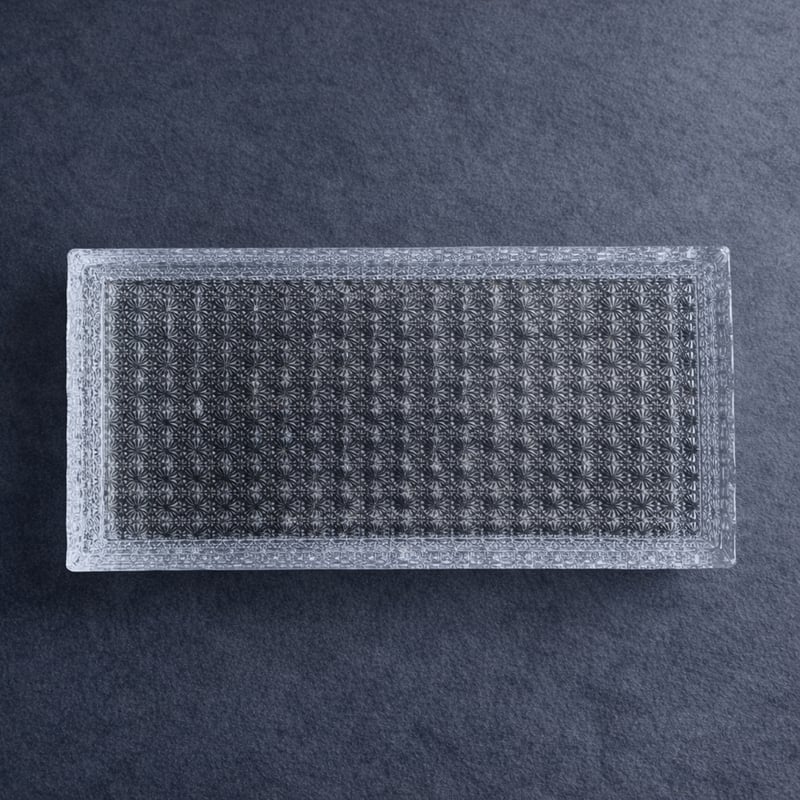 和硝子 淑雅長角皿 | MatsuBokkuri