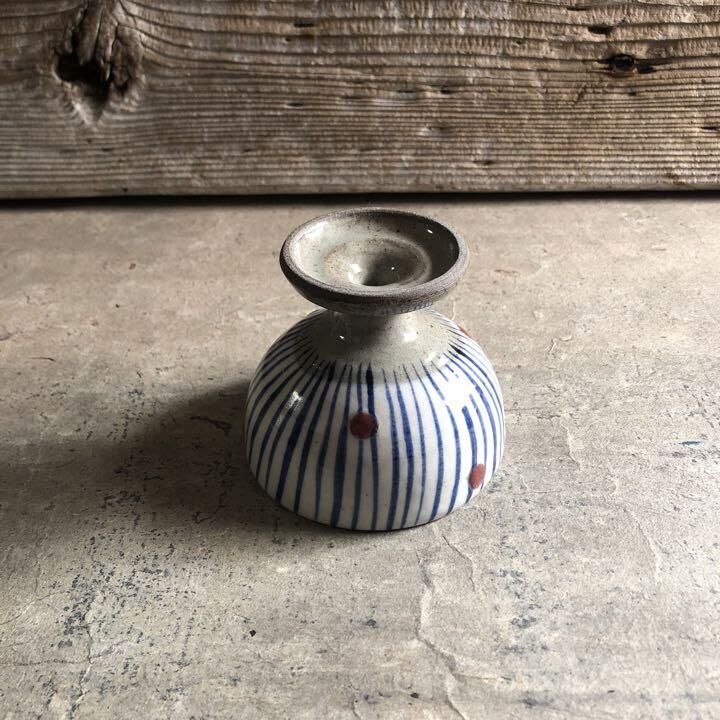 益子焼 粉引呉須十草高台鉢 | MatsuBokkuri 益子焼 粉引呉須十草高台鉢 | MatsuBokkuri