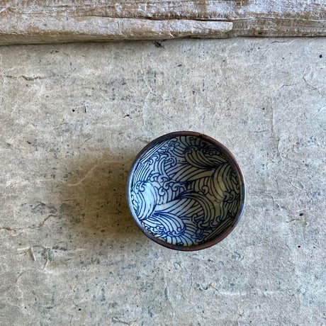 クラック仕上げの陶器製器 昭和レトロ ニッコー(日本硬質陶器会社) BEST IRONSTONE CHINA