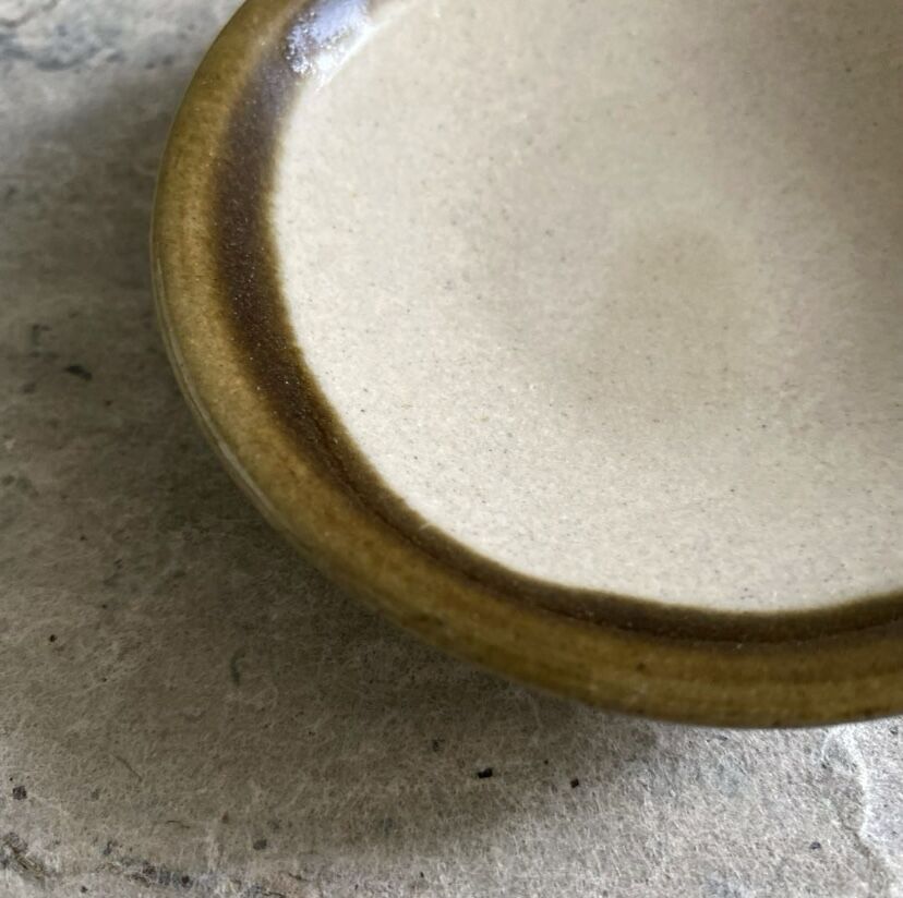 益子焼 皮くじら3寸豆皿 | MatsuBokkuri