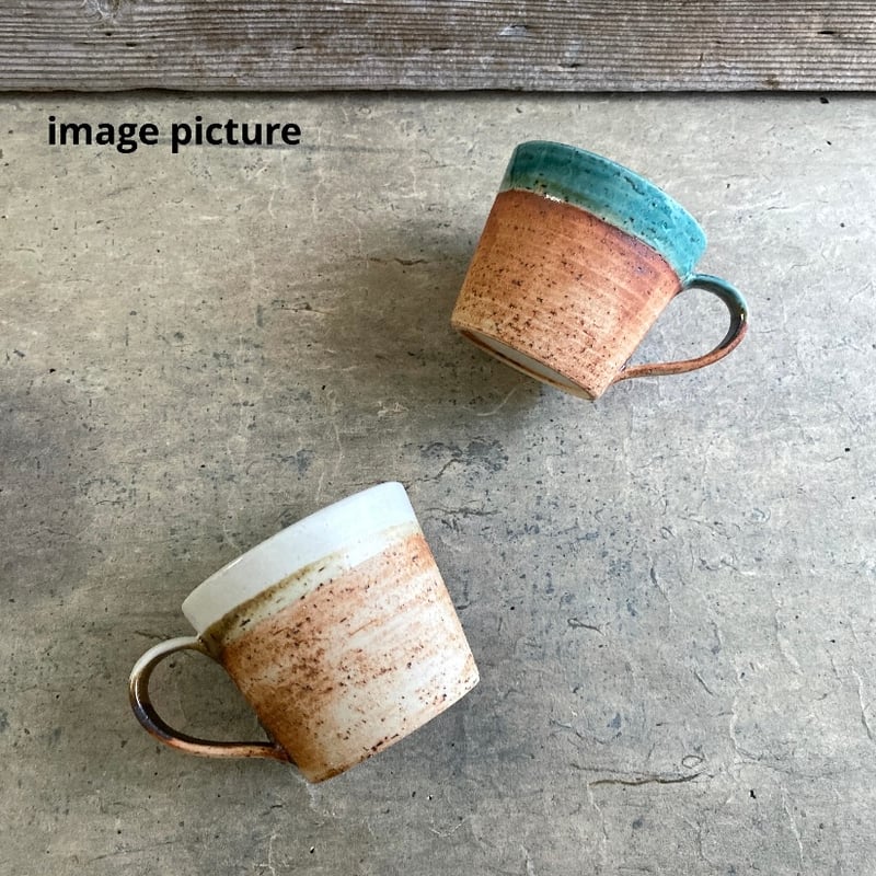 美濃焼 縄文焼〆織部グリーンマグカップ | MatsuBokkuri