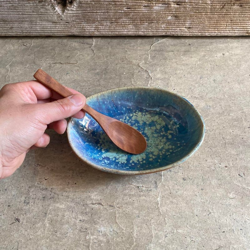 益子焼 結晶釉たまご鉢（中） | MatsuBokkuri